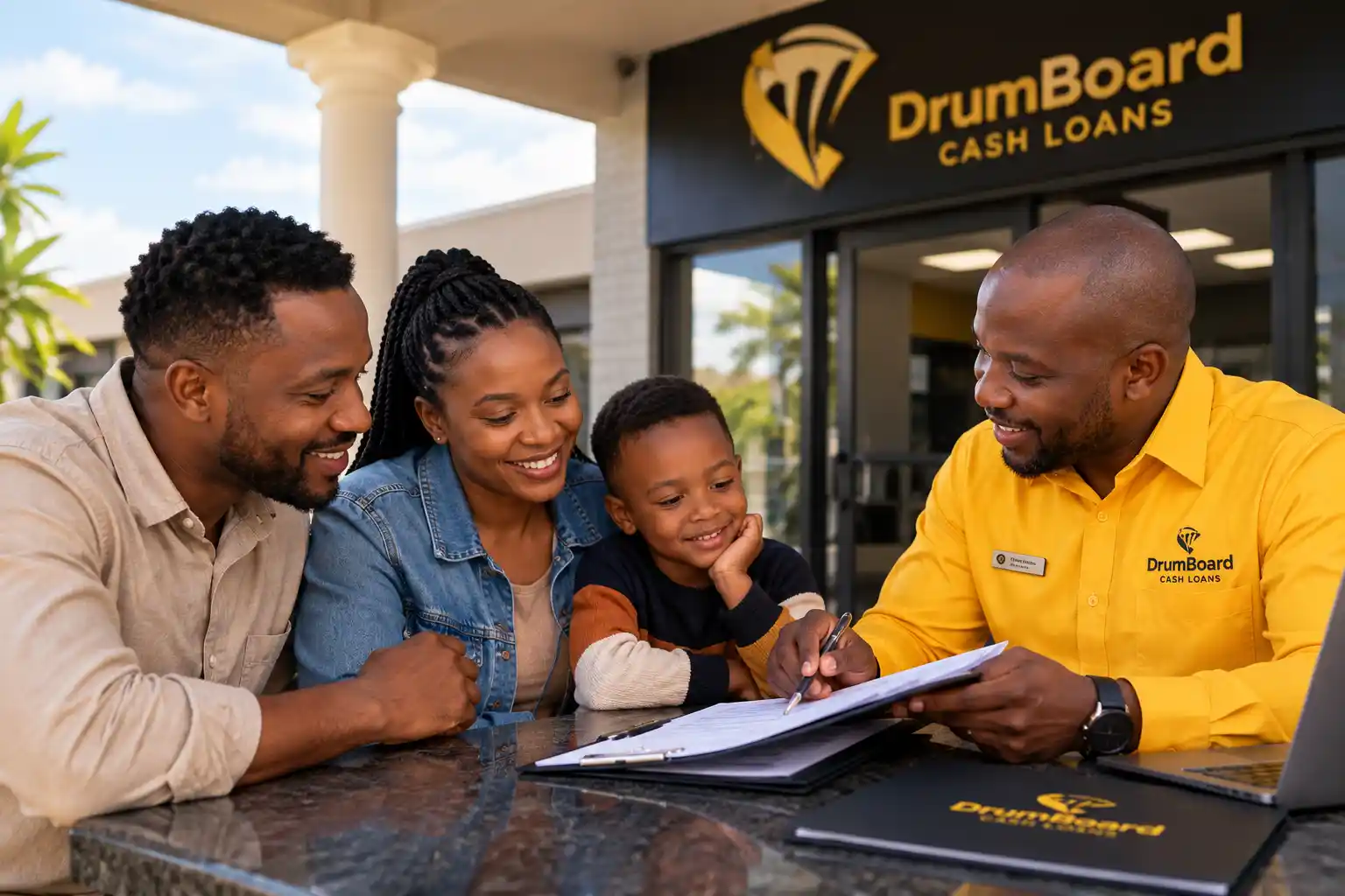 Family spending time together
